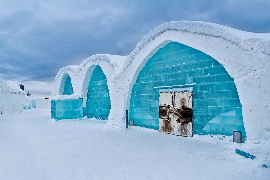 Ледяной отель Ice Hotel в Юккасъярви